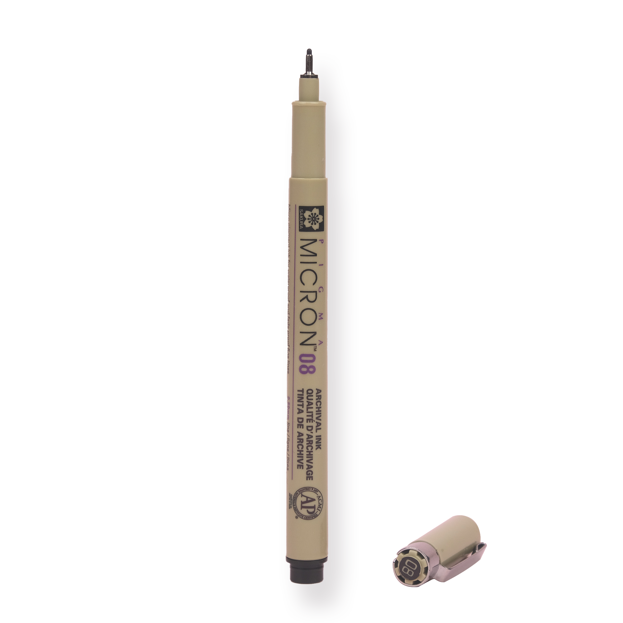 Sakura Pigma Micron Pen 08 – 0,50 mm – Schwarz