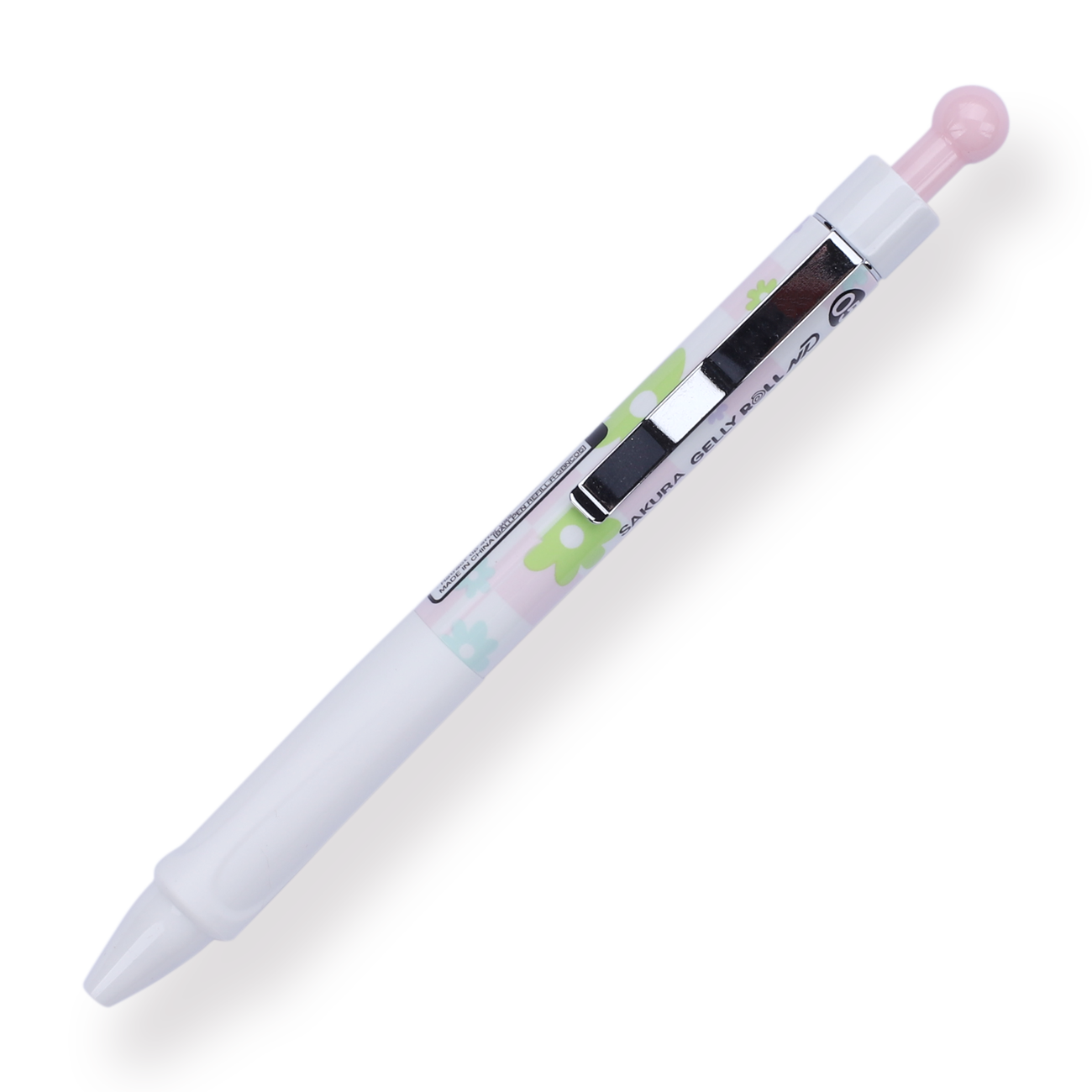 Sakura Press-Type Needle Gel Pen - 0.5 mm - Pink - Stationery Pal