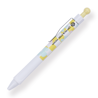 Sakura Press-Type Needle Gel Pen - 0.5 mm - Yellow - Stationery Pal