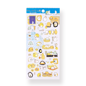 San-X Sumikko Gurashi Sticker Sheet - Hot Springs