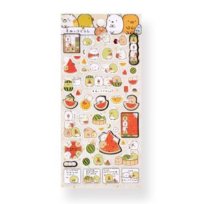 San-X Sumikko Gurashi Sticker Sheet - Watermelon