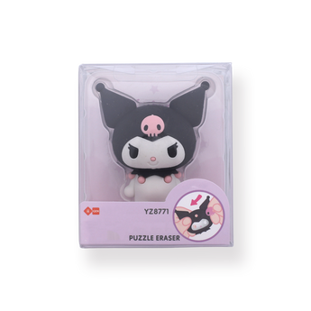 Sanrio Characters 3D DIY Assembly Puzzle Eraser - Kuromi - Stationery Pal