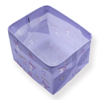 Sanrio Characters Foldable Storage Box - Kuromi - Set of 3 - Stationery Pal