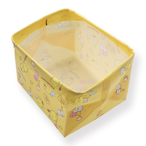 Sanrio Characters Foldable Storage Box - Pompompurin - Set of 3 - Stationery Pal