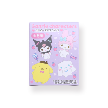 Sanrio Characters Squishy Mascot 2 Blind Box - Stationery Pal