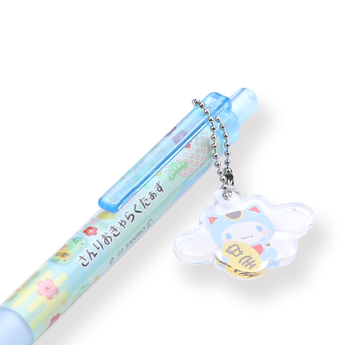 Sanrio Keychain Gel Pen - 0.5 mm - Fortune Cat Series - Cinnamoroll - Stationery Pal