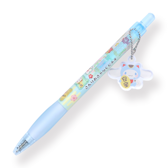 Sanrio Keychain Gel Pen - 0.5 mm - Fortune Cat Series - Cinnamoroll - Stationery Pal