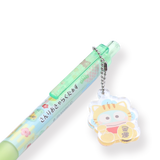 Sanrio Keychain Gel Pen - 0.5 mm - Fortune Cat Series - Hangyodon - Stationery Pal