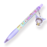 Sanrio Keychain Gel Pen - 0.5 mm - Fortune Cat Series - Kuromi - Stationery Pal