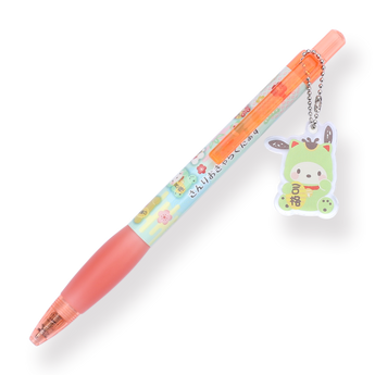 Sanrio Keychain Gel Pen - 0.5 mm - Fortune Cat Series - Pochacco - Stationery Pal