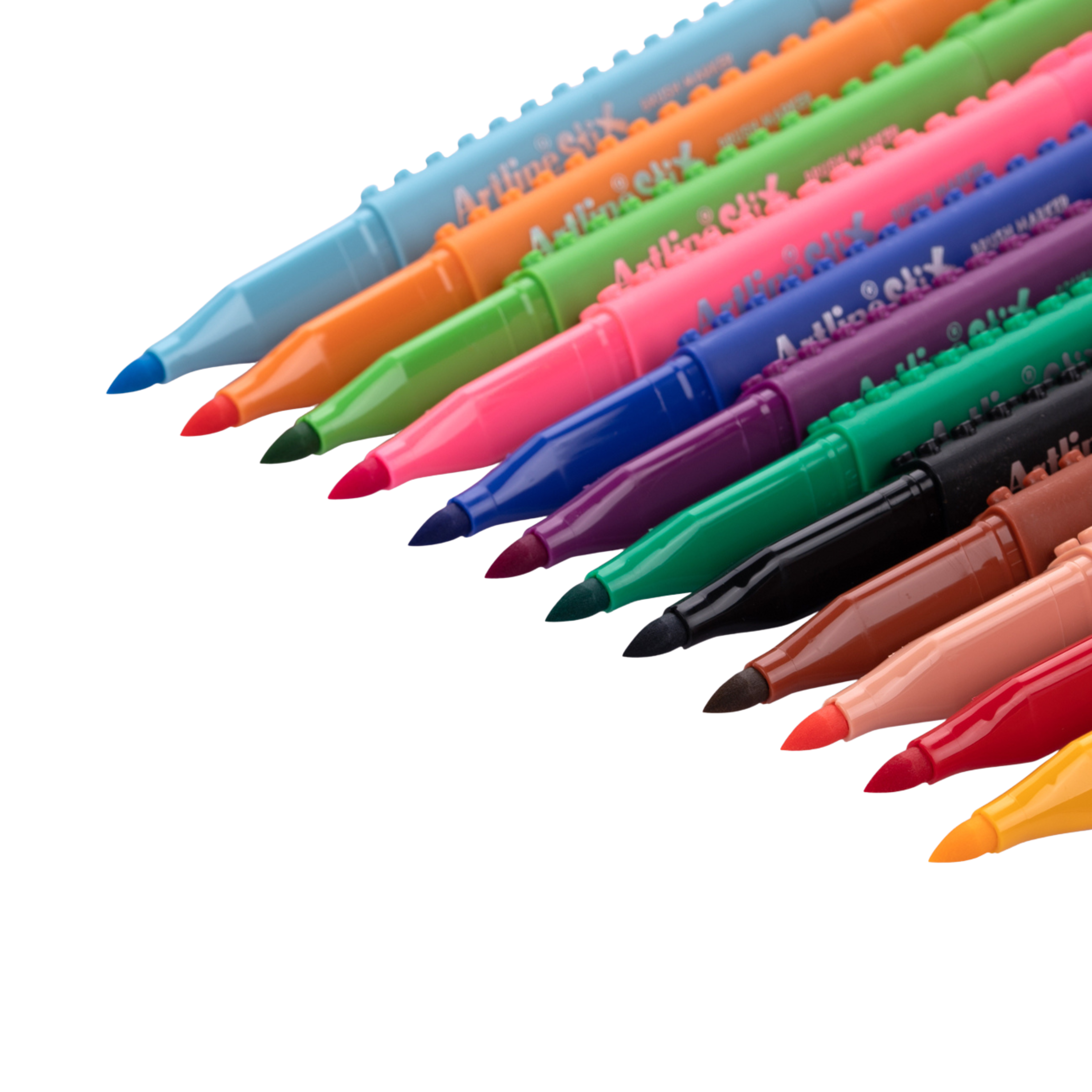 Shachihata Artline Stix Pinselmarker – 12 Farben Set