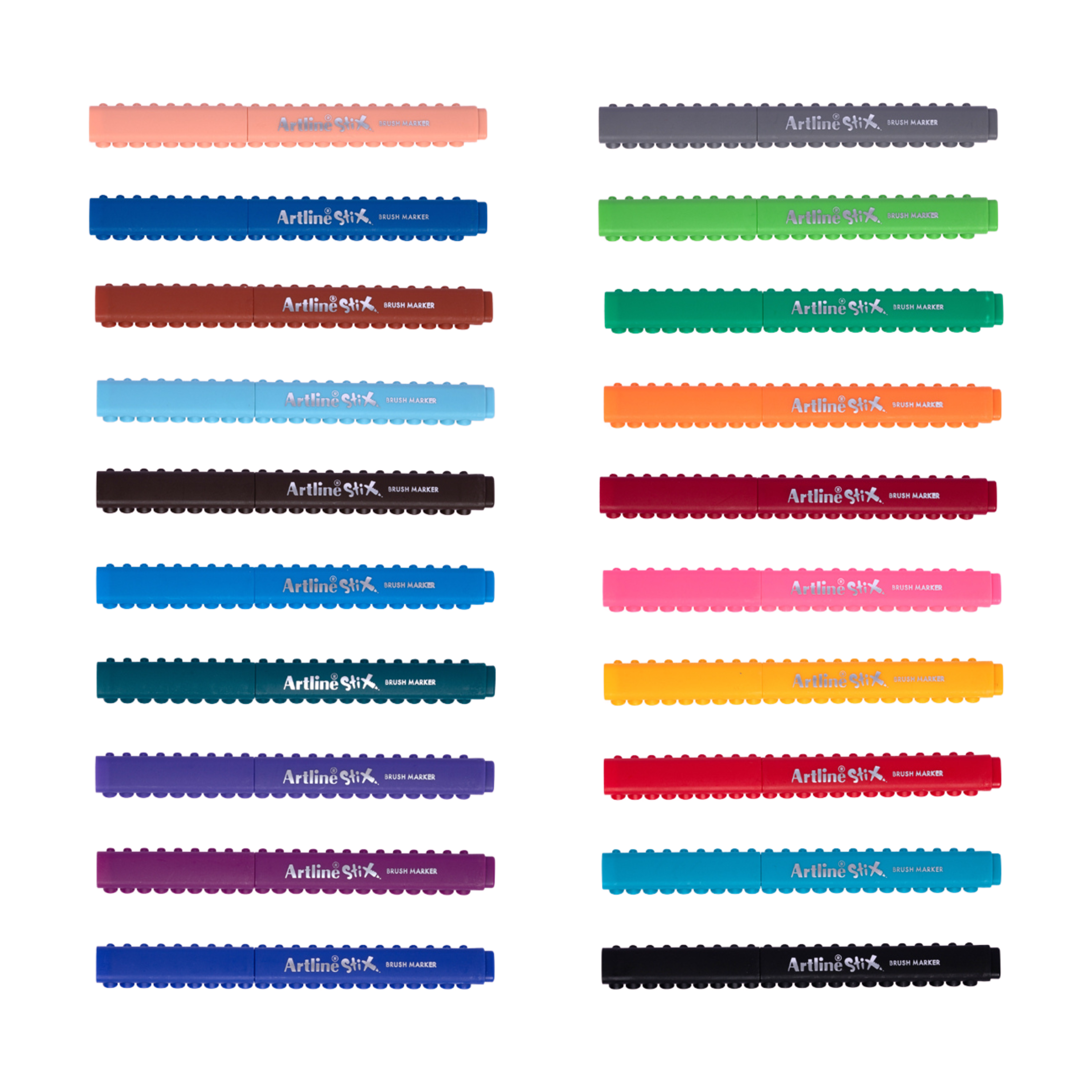 Shachihata Artline Stix Pinselmarker – 20 Farben Set