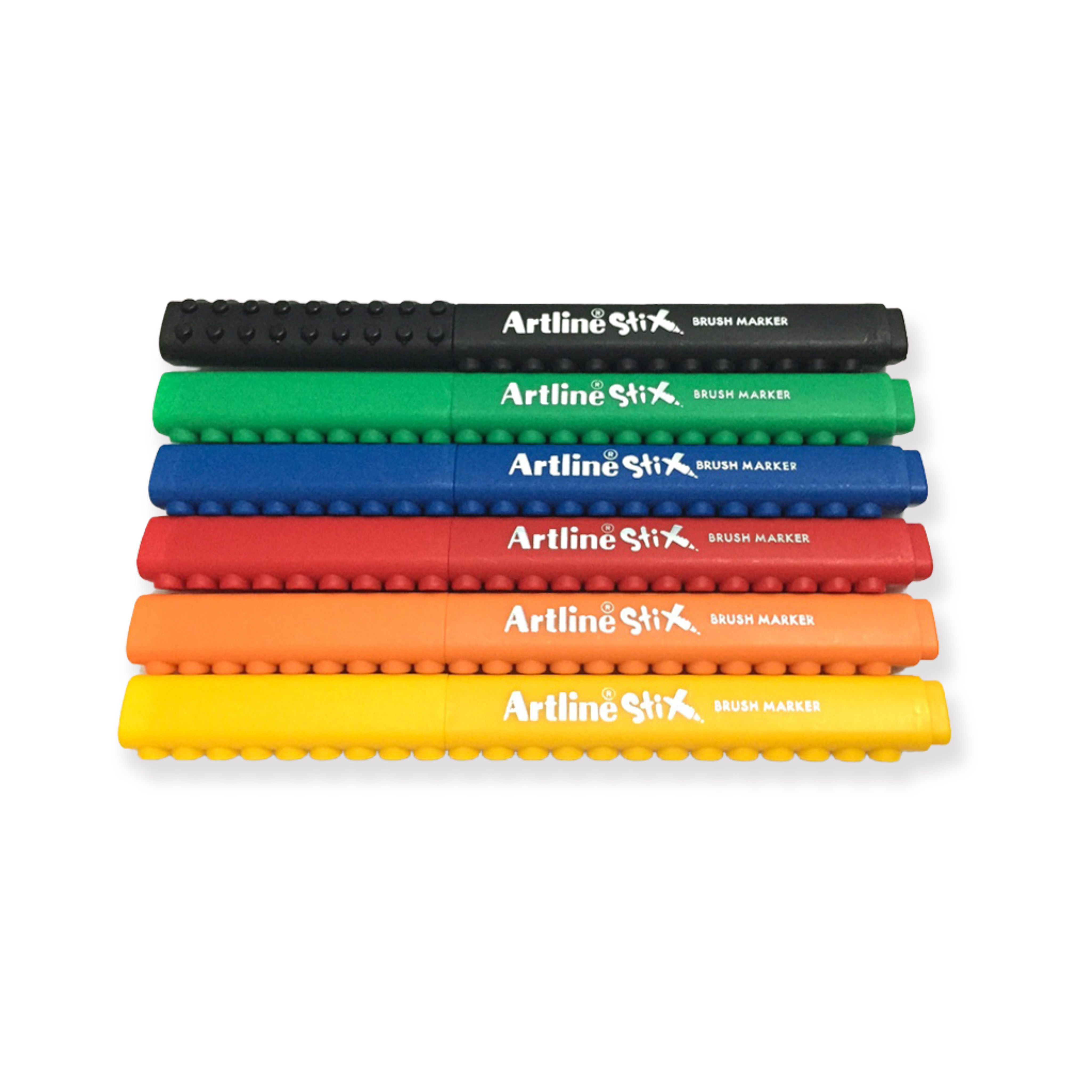 Shachihata Artline Stix Pinselstift - 6er-Farben-Set