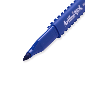 Shachihata Artline Stix Brush Marker - Blue - Stationery Pal