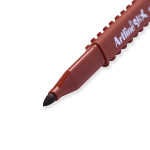 Shachihata Artline Stix Brush Marker - Brown - Stationery Pal