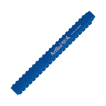 Shachihata Artline Stix Brush Marker - Royal Blue - Stationery Pal