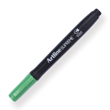 Shachihata Artline Supreme Metallic Marker - 1.0 mm - Metallic Green - Stationery Pal