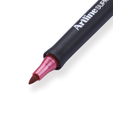 Shachihata Artline Supreme Metallic Marker - 1.0 mm - Metallic Pink - Stationery Pal
