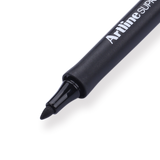 Shachihata Artline Supreme Permanent Marker - 1.0 mm - Black - Stationery Pal