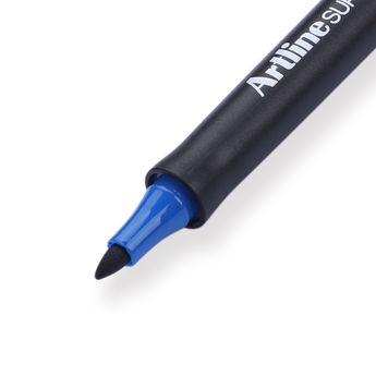 Shachihata Artline Supreme Permanent Marker - 1.0 mm - Blue - Stationery Pal