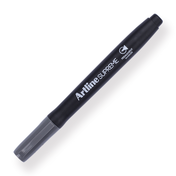 Shachihata Artline Supreme Permanent Marker - 1.0 mm - Gray - Stationery Pal