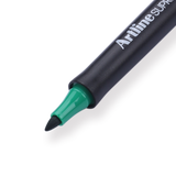 Shachihata Artline Supreme Permanent Marker - 1.0 mm - Green - Stationery Pal