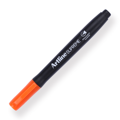 Shachihata Artline Supreme Permanent Marker - 1.0 mm - Orange - Stationery Pal