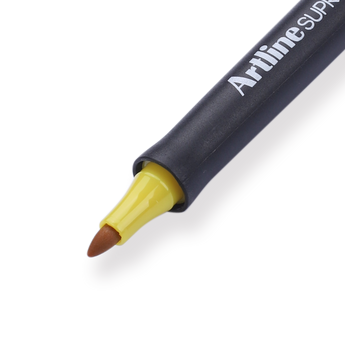 Shachihata Artline Supreme Permanent Marker - 1.0 mm - Yellow - Stationery Pal