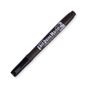 Shachihata Face Paint Brush Marker - Black - Stationery Pal