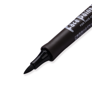 Shachihata Face Paint Brush Marker - Black - Stationery Pal