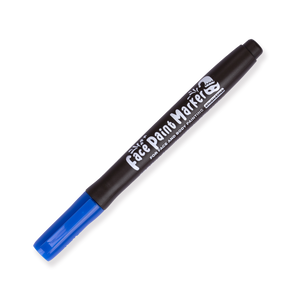 Shachihata Face Paint Brush Marker - Blue - Stationery Pal