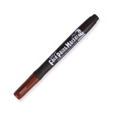 Shachihata Face Paint Brush Marker - Brown - Stationery Pal