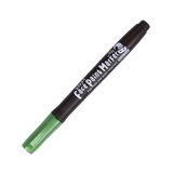 Shachihata Face Paint Brush Marker - Metallic Green - Stationery Pal