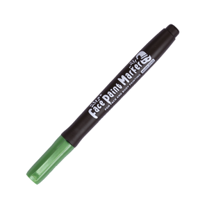 Shachihata Face Paint Brush Marker - Metallic Green - Stationery Pal