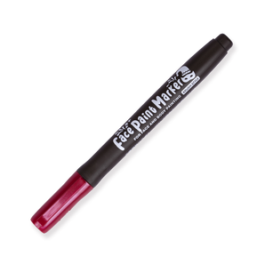 Shachihata Face Paint Brush Marker - Metallic Red - Stationery Pal