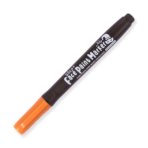 Shachihata Face Paint Brush Marker - Orange - Stationery Pal