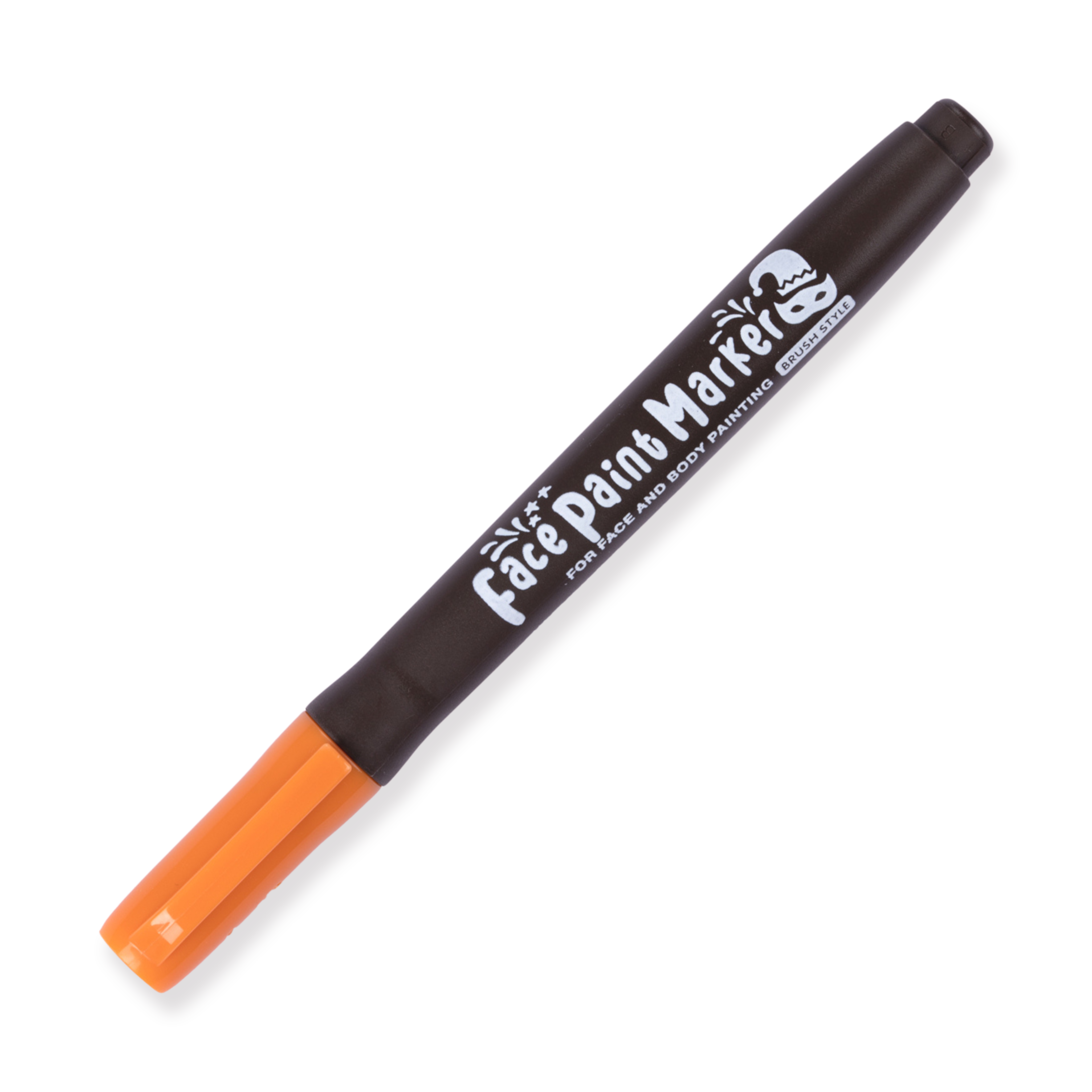 Shachihata Face Paint Brush Marker - Orange