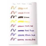 Shachihata Face Paint Brush Marker - Pastel Purple - Stationery Pal