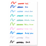 Shachihata Face Paint Brush Marker - White - Stationery Pal