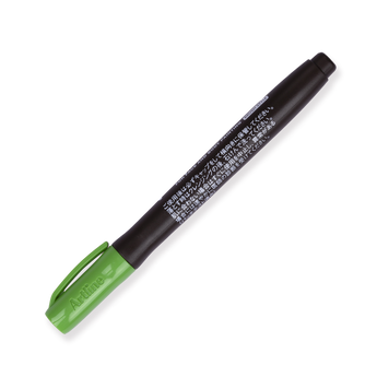 Shachihata Face Paint Brush Marker - Yellow Green - Stationery Pal