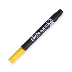 Shachihata Face Paint Brush Marker - Yellow - Stationery Pal