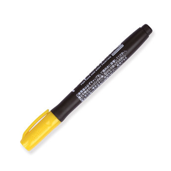 Shachihata Face Paint Brush Marker - Yellow - Stationery Pal