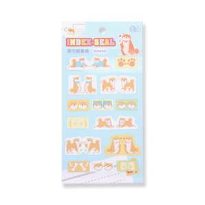 Shiba Inu Connecting Stickers - Stationery Pal