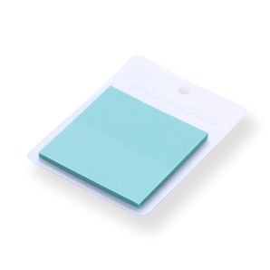 Solid Color Translucent Sticky Notes - Jade - Stationery Pal