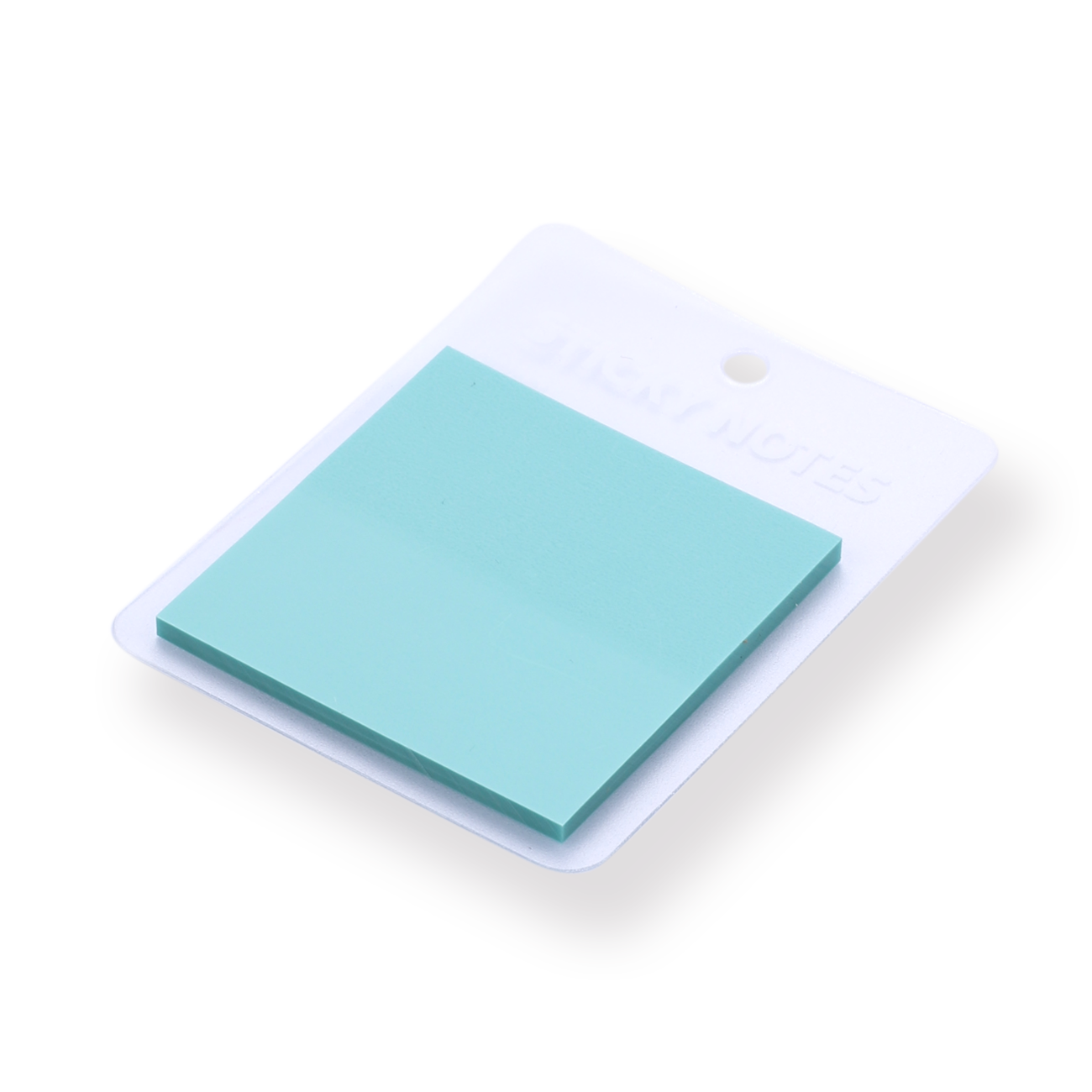 Solid Color Translucent Sticky Notes - Jade - Stationery Pal
