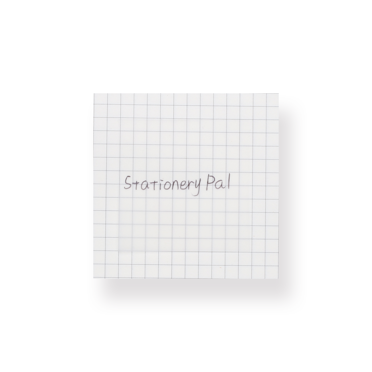 Solid Color Translucent Sticky Notes - White – Stationery Pal