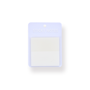 Solid Color Translucent Sticky Notes - White - Stationery Pal