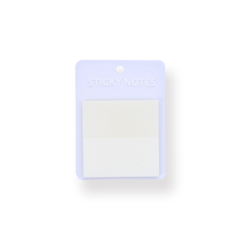 Solid Color Translucent Sticky Notes - White - Stationery Pal