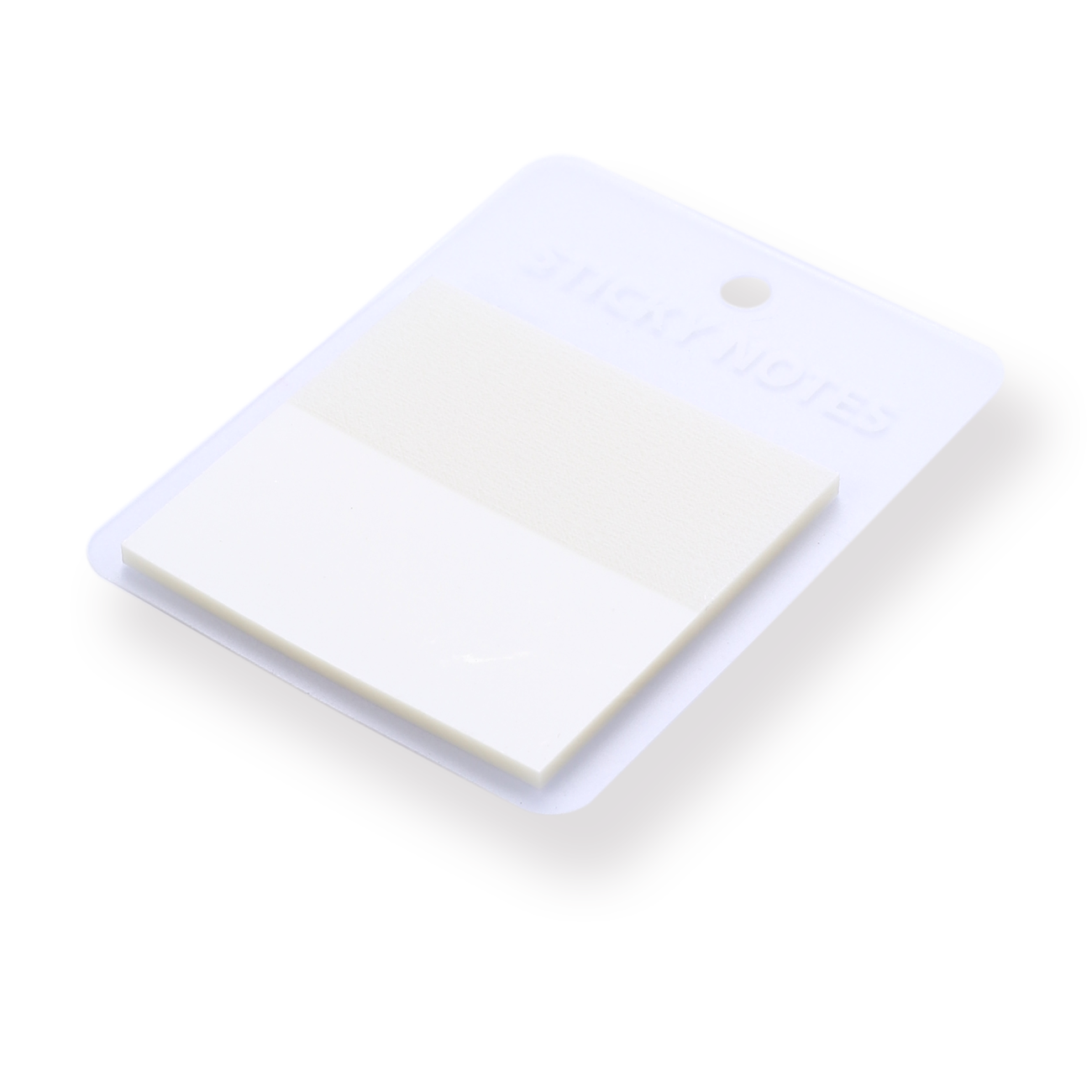 Solid Color Translucent Sticky Notes - White — Stationery Pal