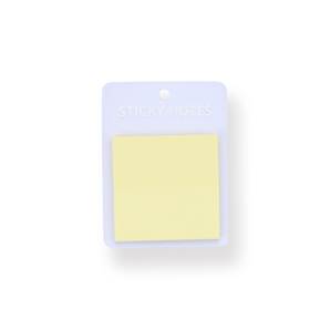 Solid Color Translucent Sticky Notes - Yellow - Stationery Pal